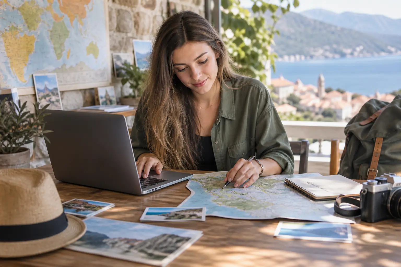 Étudiante approfondissant une spécialisation dans le tourisme