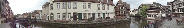 Le quartier de la Petite France à Strasbourg