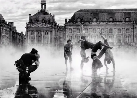 La place de la Bourse à Bordeaux